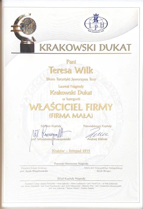 Miniatura dokumentu: Krakowski Dukat — 2015